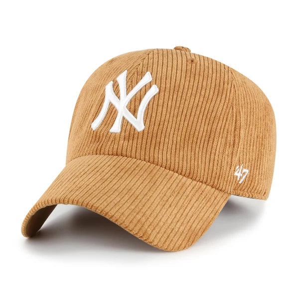'47 Brand New York Yankees Clean Up Cap – Tan Corduroy
