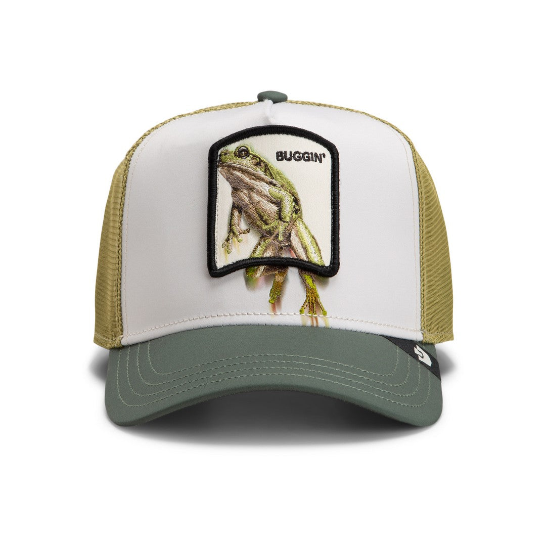 Goorin Bros Buggin' Trucker Cap – White & Olive