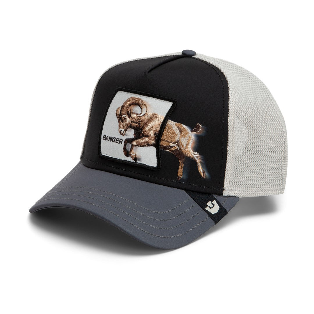 Goorin Bros Banger Trucker Cap – Black & Grey