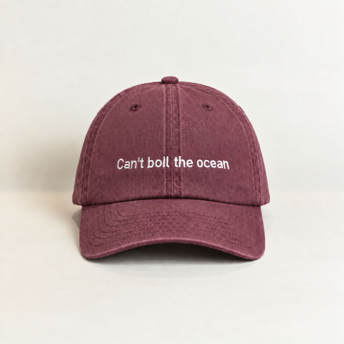 Can't boil the ocean