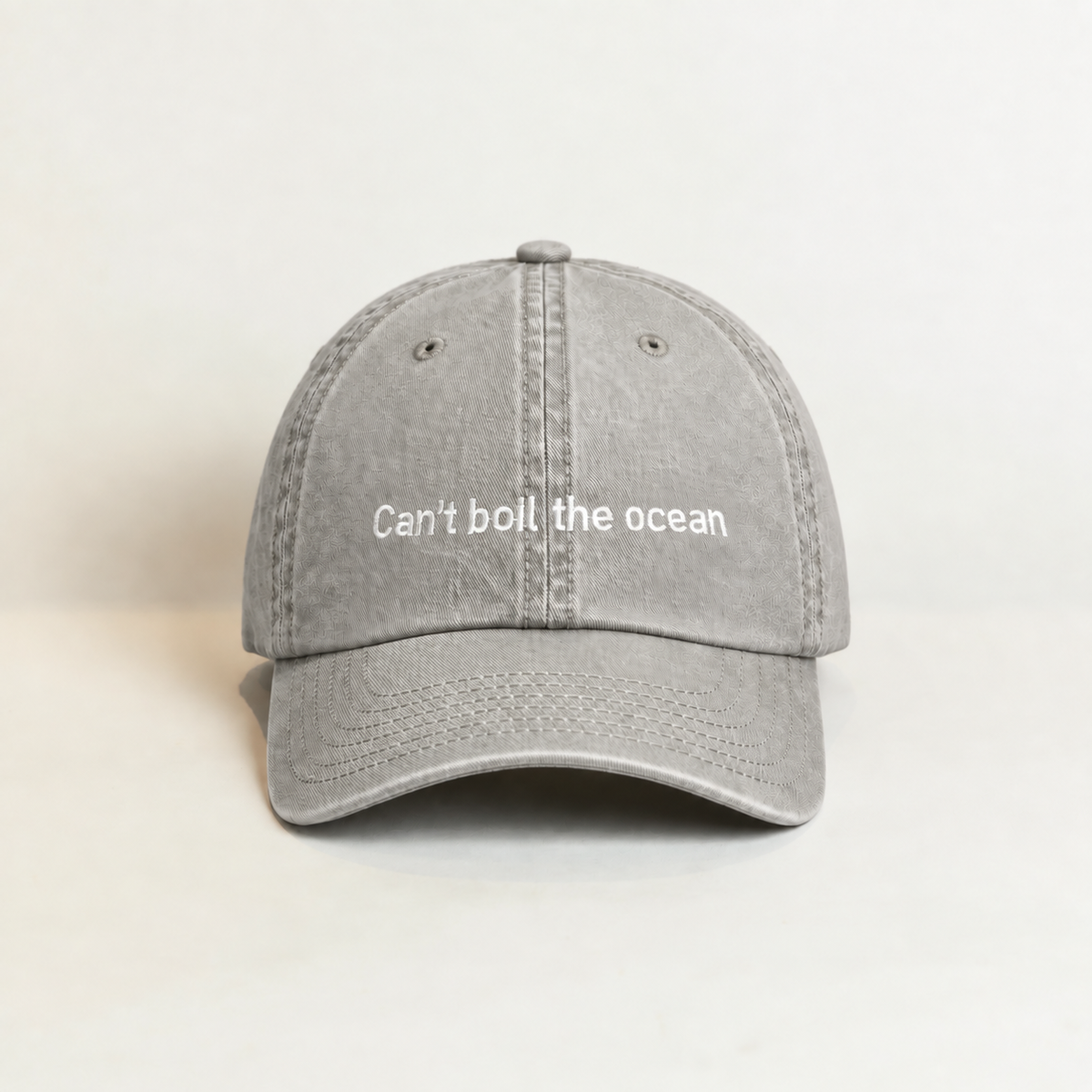 Can't boil the ocean
