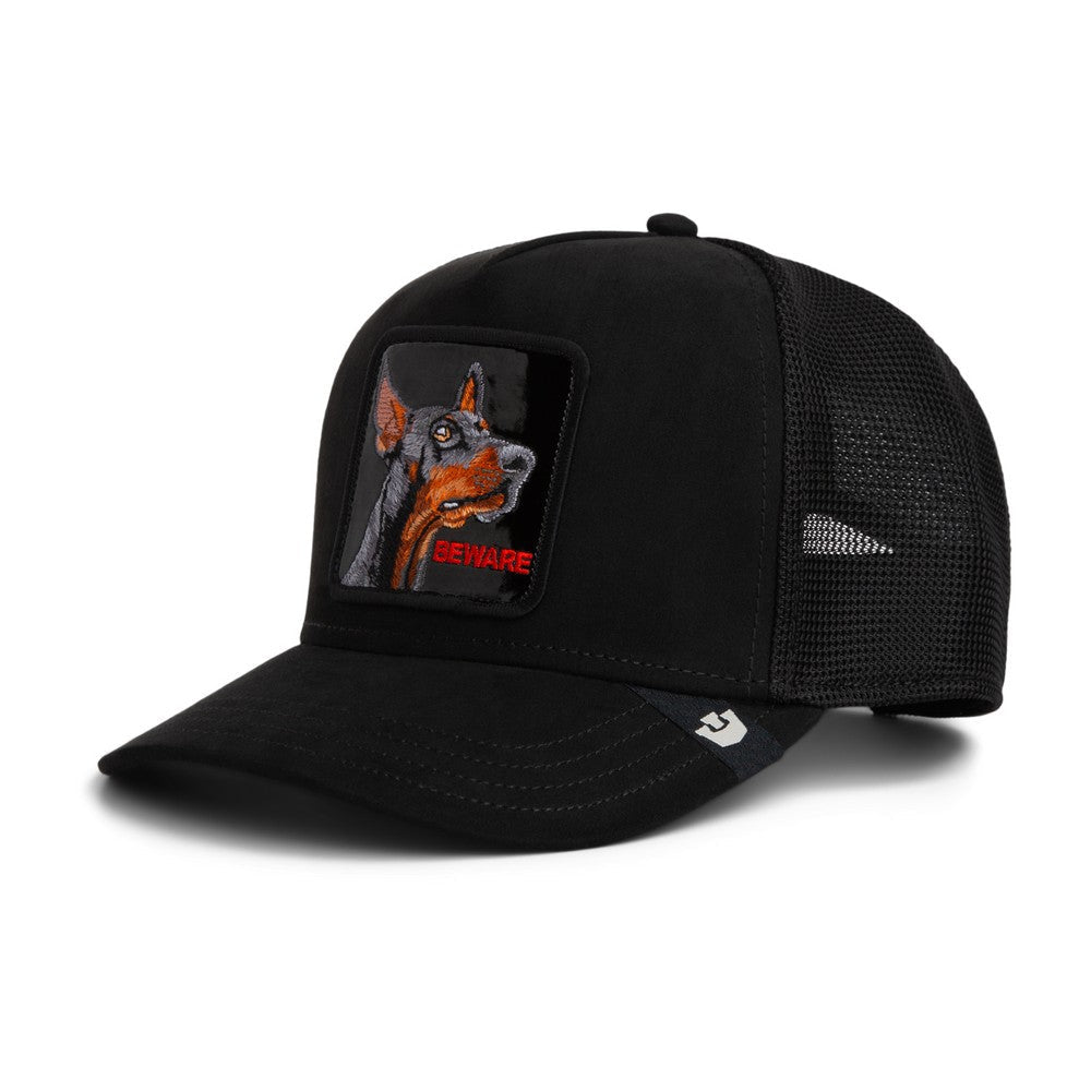 Goorin Bros Beware Trucker Cap – Black Faux Suede - ARARAT