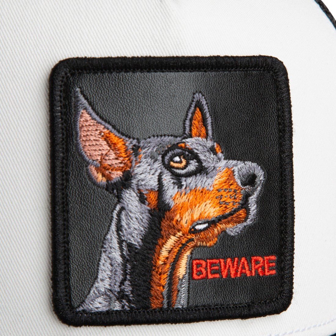 Goorin Bros Beware Trucker Cap – White & Black - ARARAT