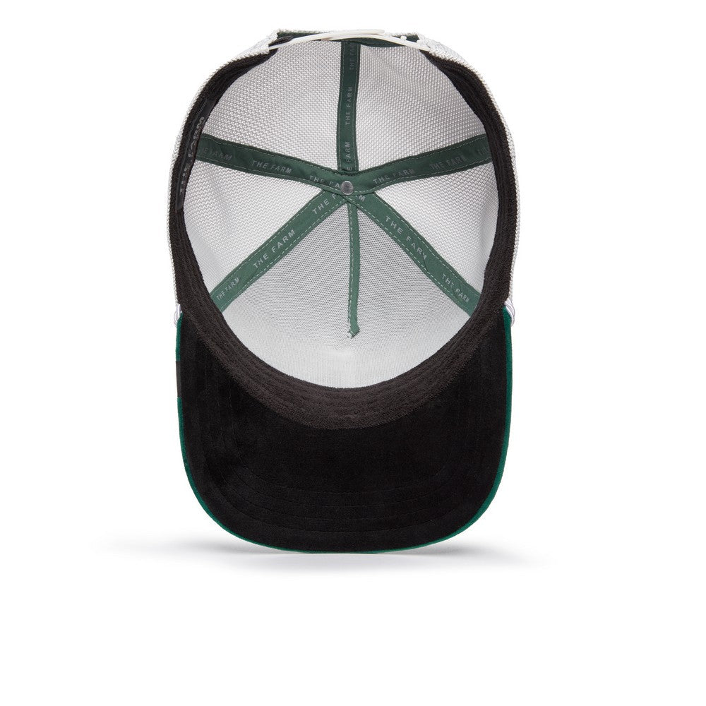 Goorin Bros Cash Cow Trucker Cap – Green Velour & White - ARARAT