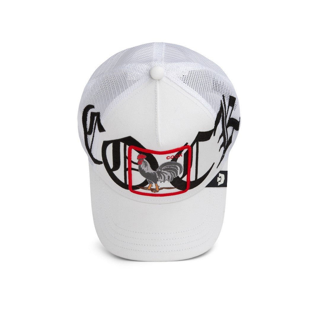 Goorin Bros Cock OLD ENGLISH Trucker Cap – White & Black - ARARAT