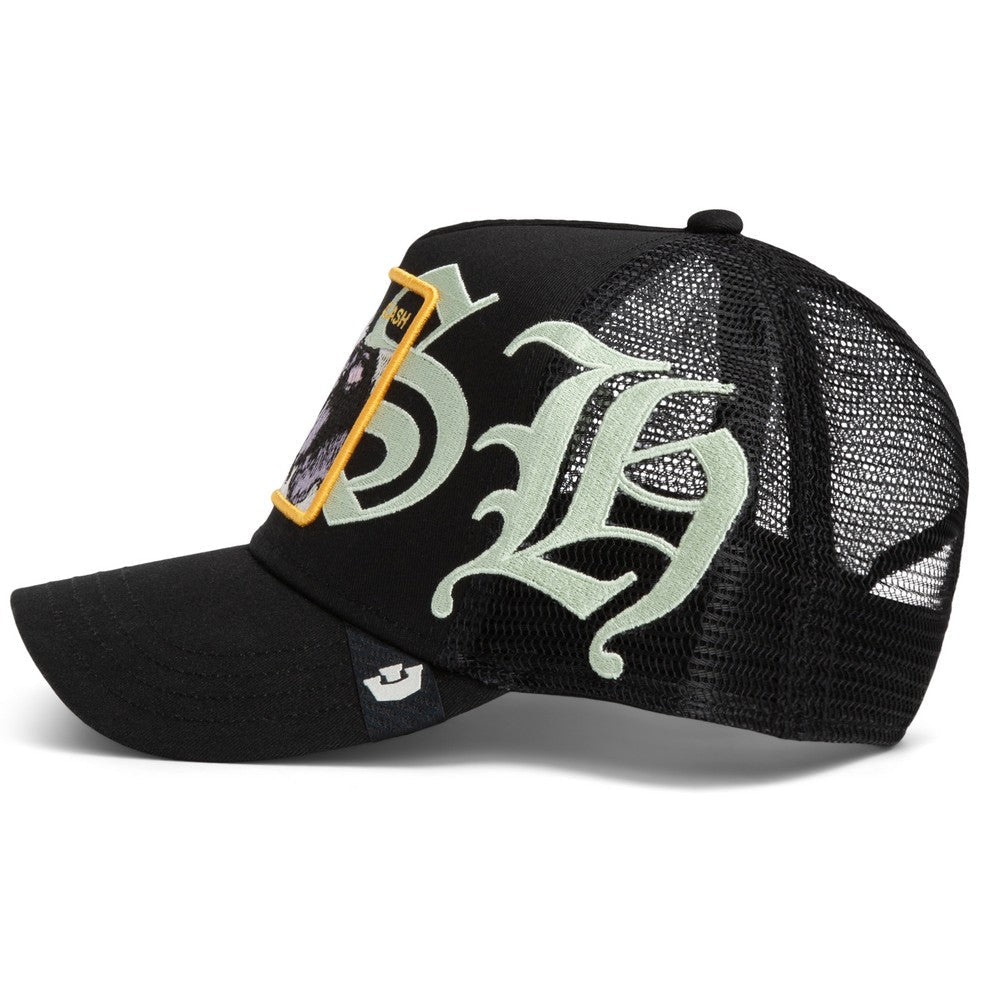 Goorin Bros Cow OLD ENGLISH Trucker Cap – White & Light Green - ARARAT