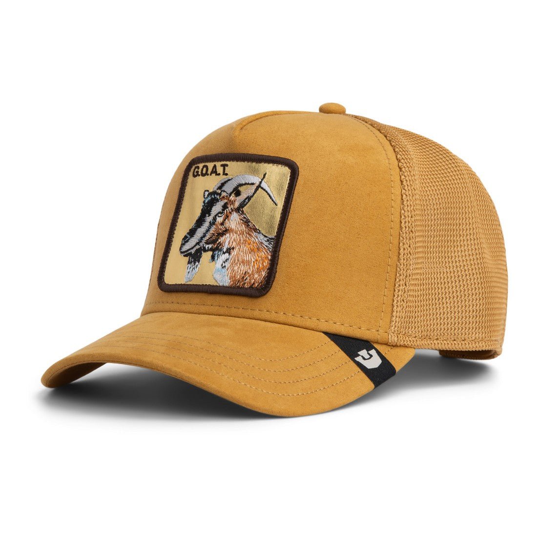 Goorin Bros Goat Trucker Cap – Amber Faux Suede - ARARAT