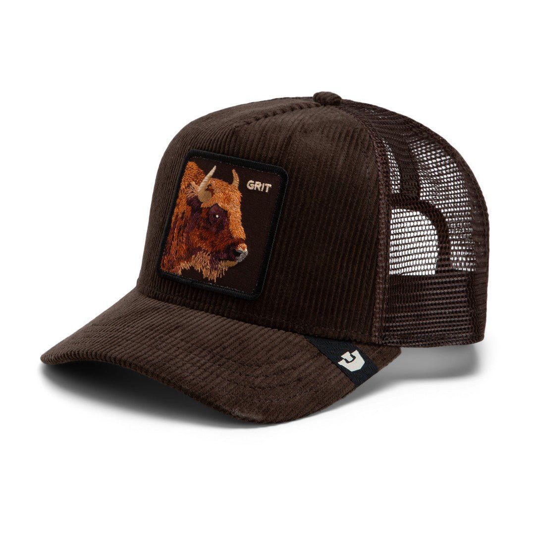 Goorin Bros Grit Trucker Cap – Brown Corduroy - ARARAT