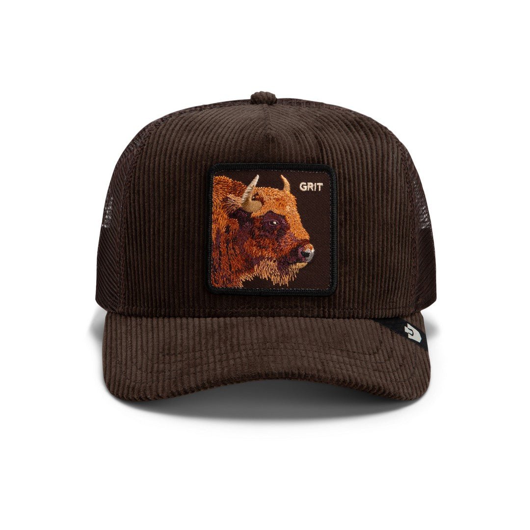Goorin Bros Grit Trucker Cap – Brown Corduroy - ARARAT