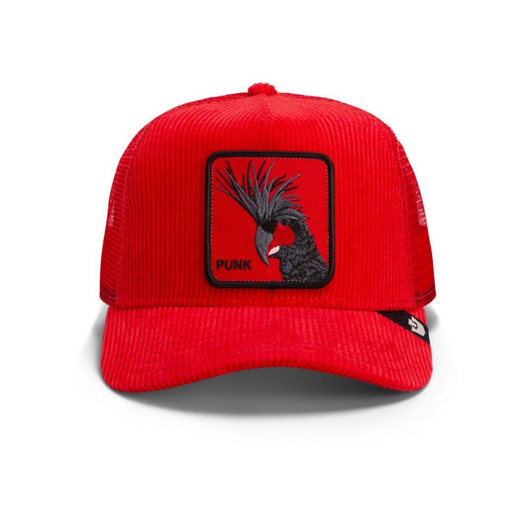 Goorin Bros Punk Trucker Cap – Red Corduroy - ARARAT