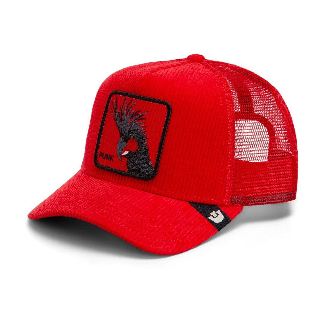 Goorin Bros Punk Trucker Cap – Red Corduroy - ARARAT
