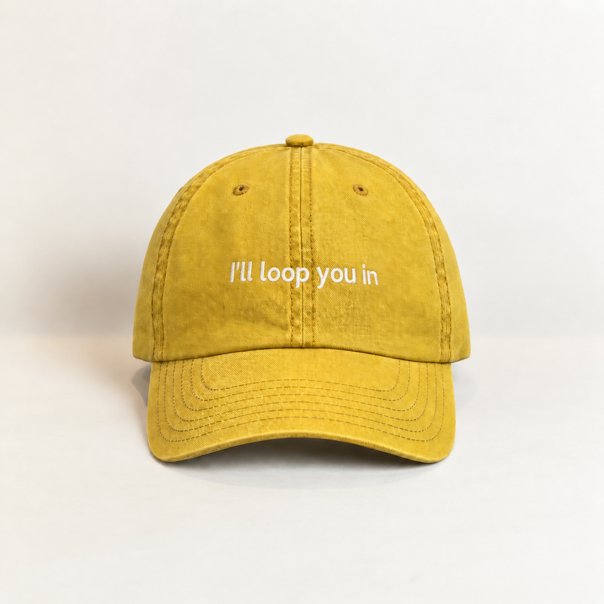 I'll loop you in