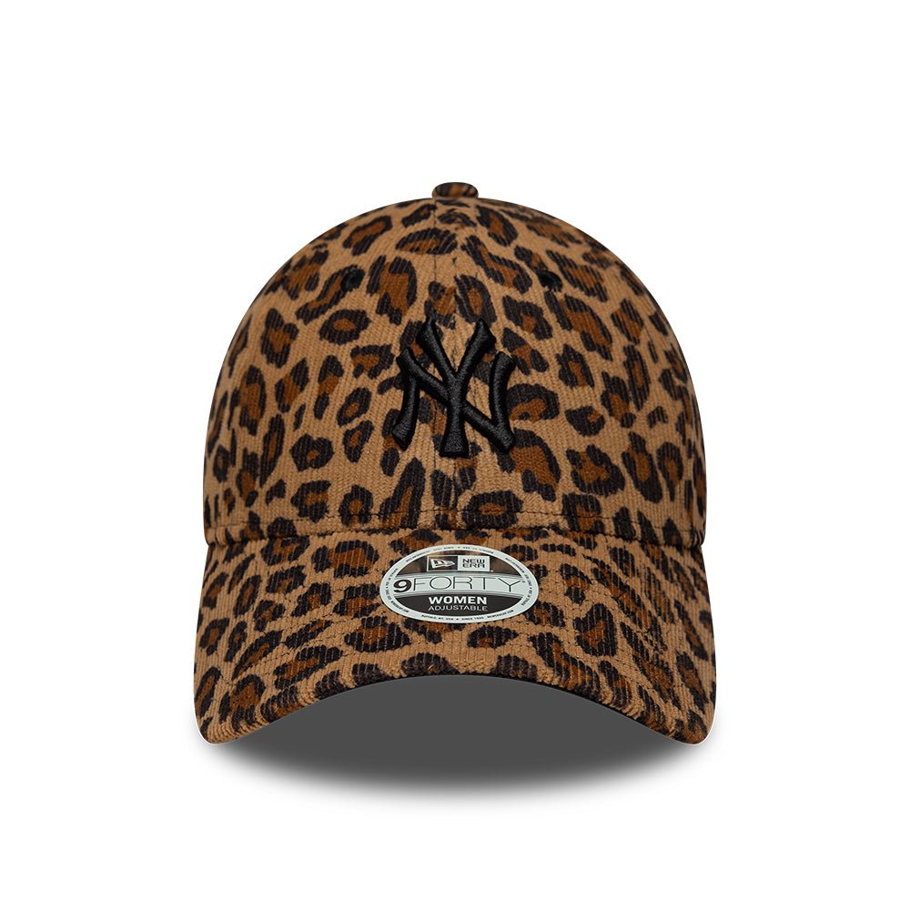 New Era 9FORTY NY Yankees Cap - Women's Cord Leopard - ARARAT