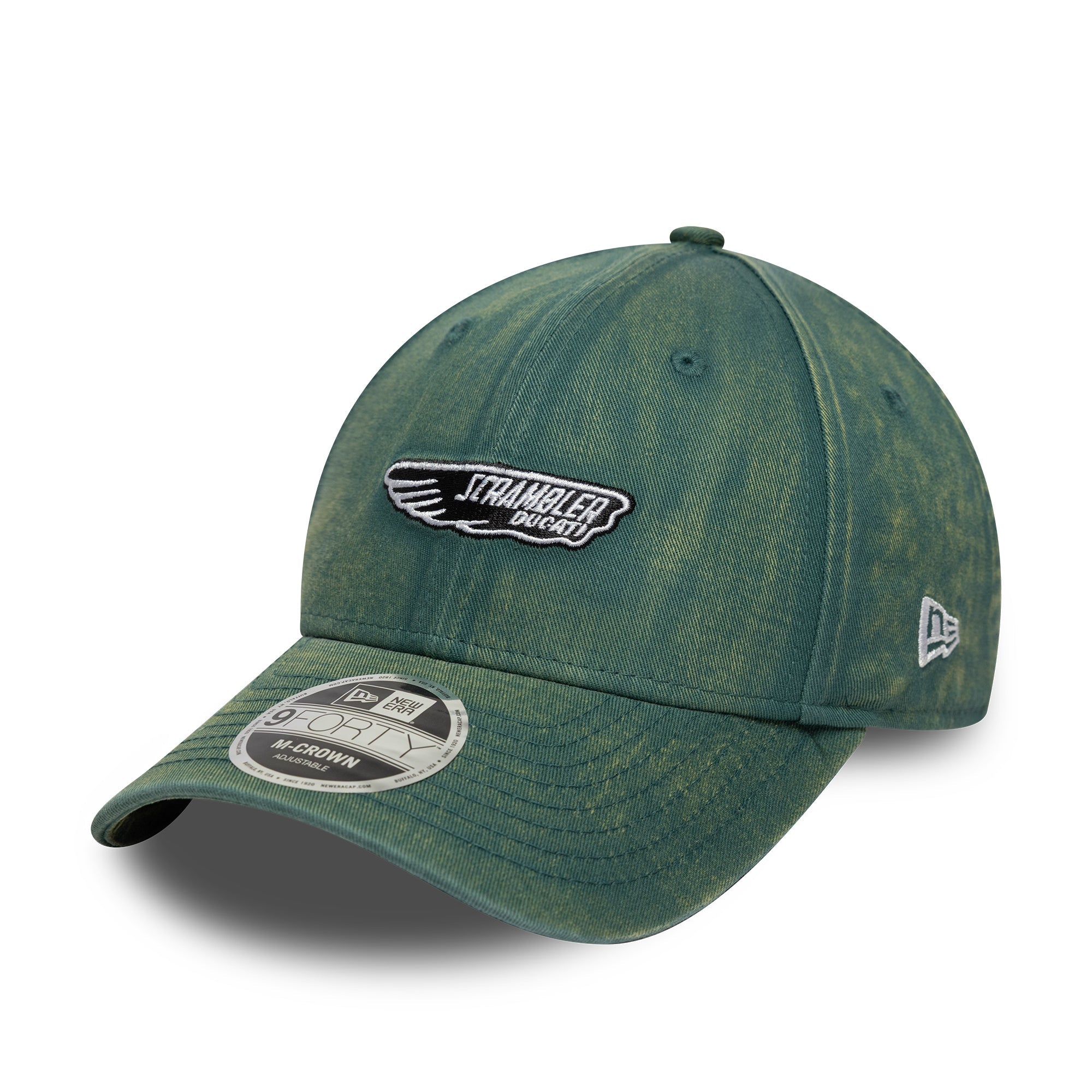 New Era 9Forty Scrambler Ducati - Green Distressed - ARARAT