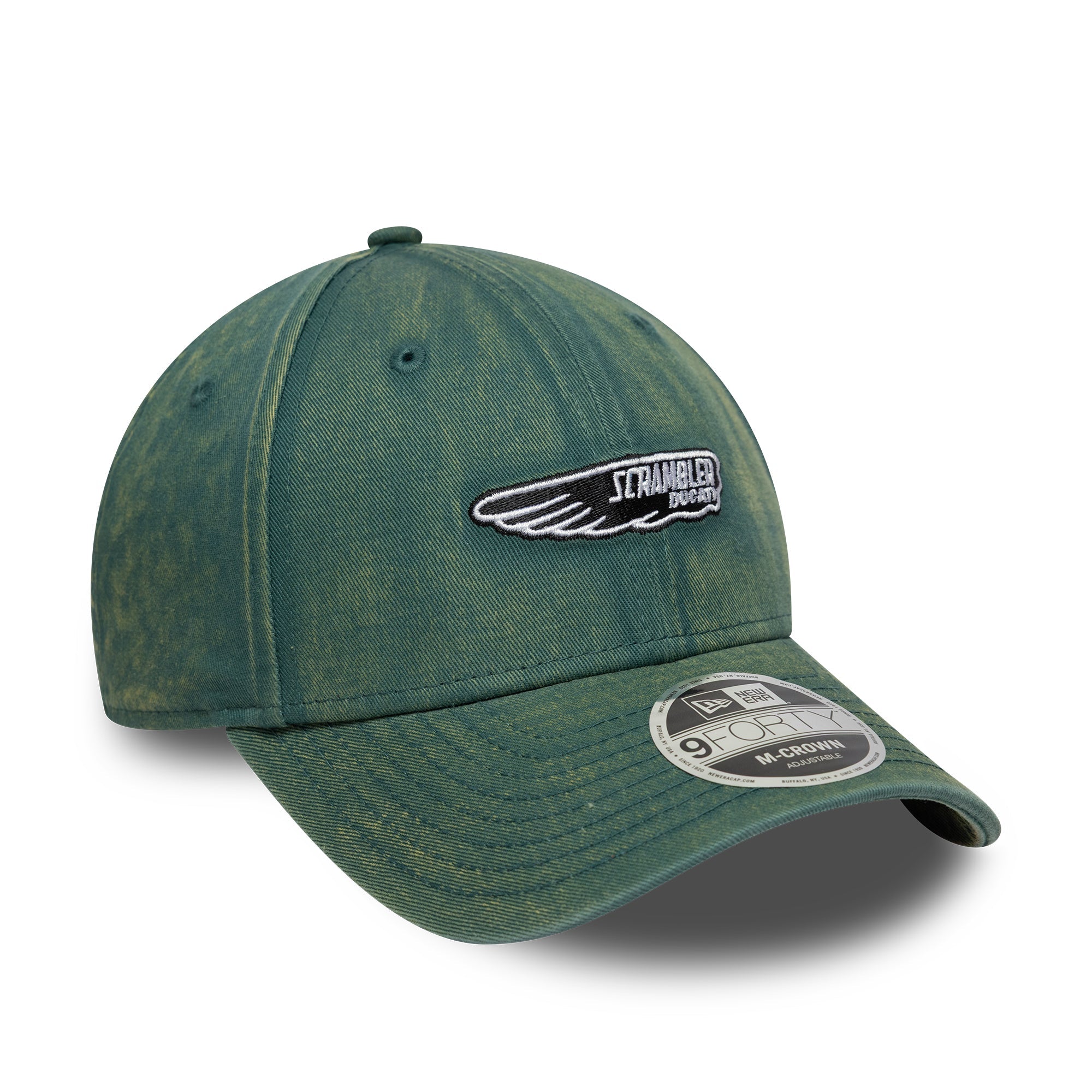 New Era 9Forty Scrambler Ducati - Green Distressed - ARARAT