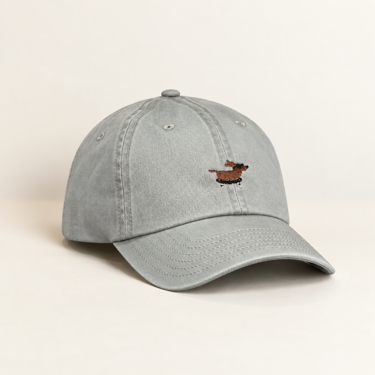 Skateboarding Dog Cap