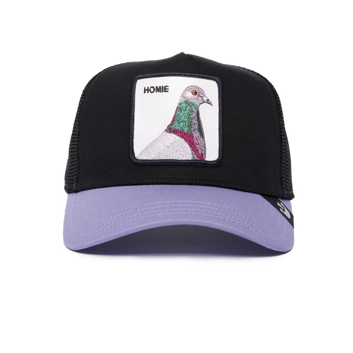 Goorin Bros Homie Trucker Cap – Black & Lilac