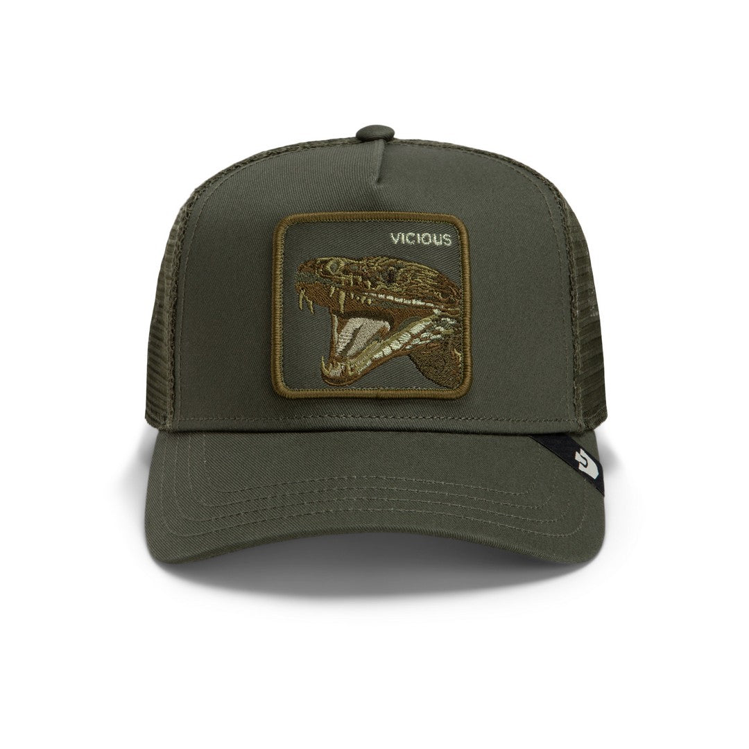 Goorin Bros Vicious Trucker Cap – Olive Green