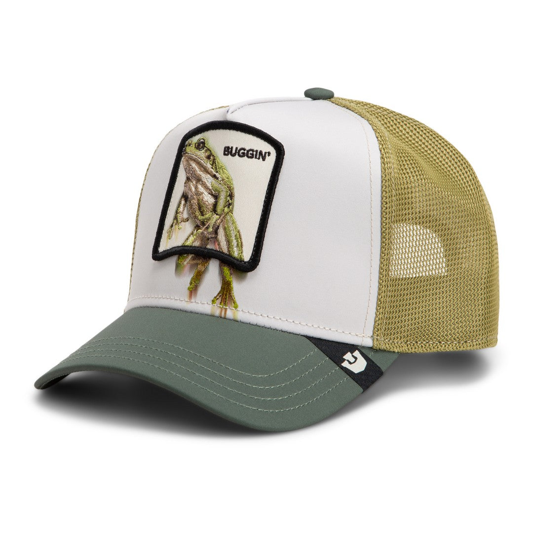 Goorin Bros Buggin' Trucker Cap – White & Olive