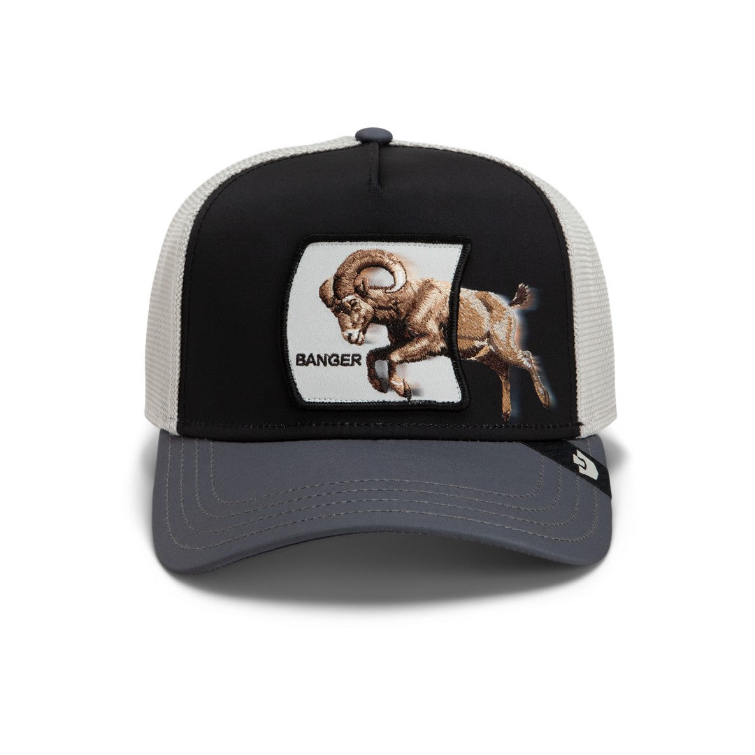 Goorin Bros Banger Trucker Cap – Black & Grey