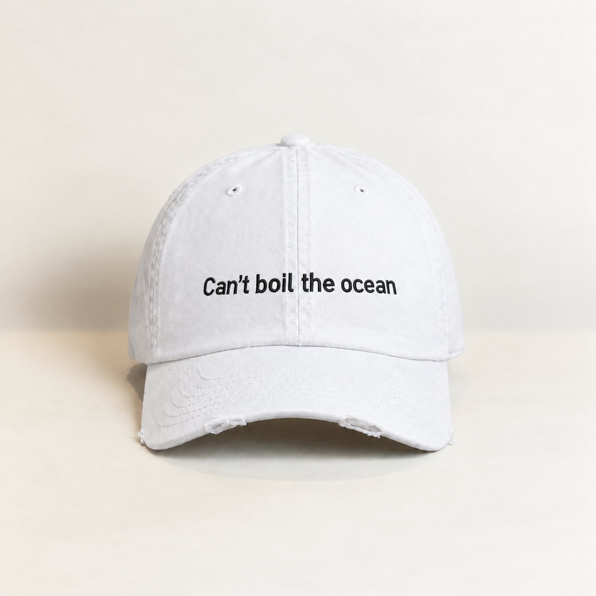 Can't boil the ocean