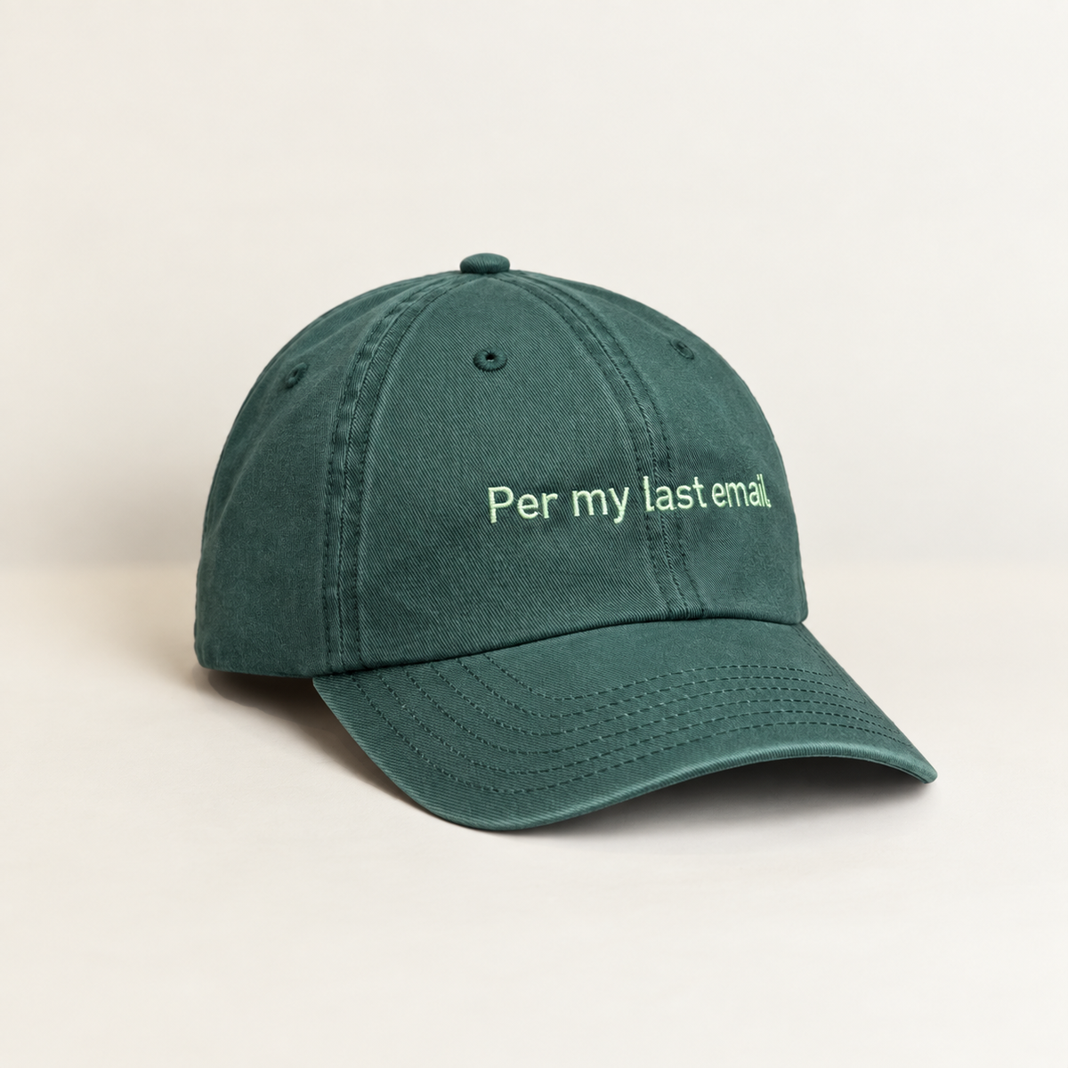 Per my last email