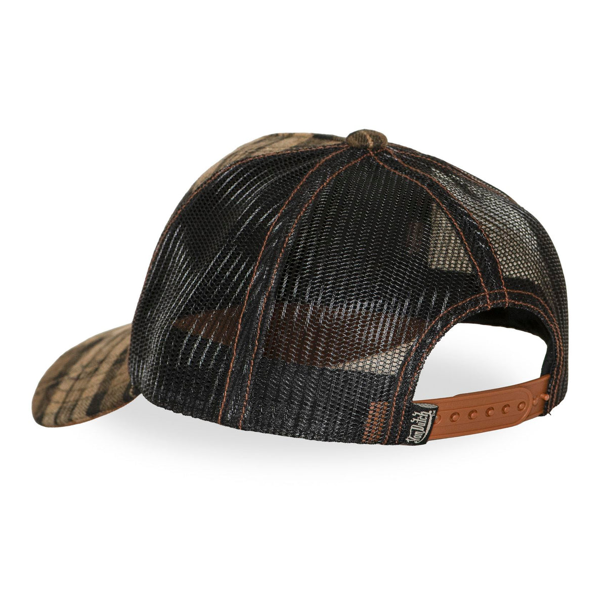 VON DUTCH Trucker Cap – Brown Plaid Flannel Edition
