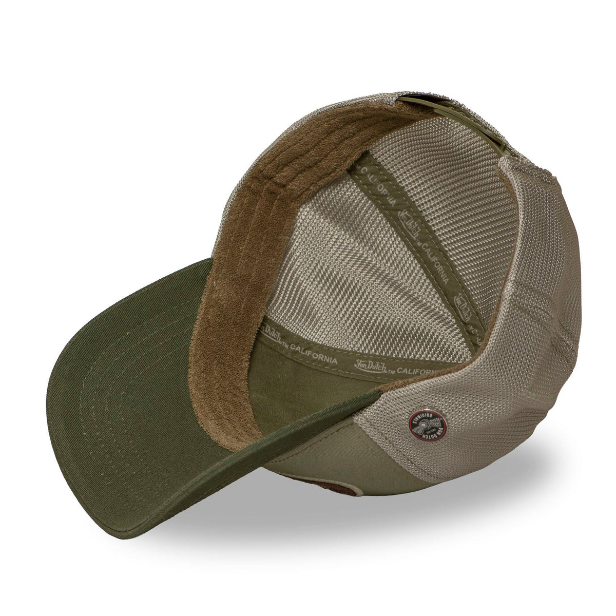 VON DUTCH Trucker Cap – Olive & Khaki