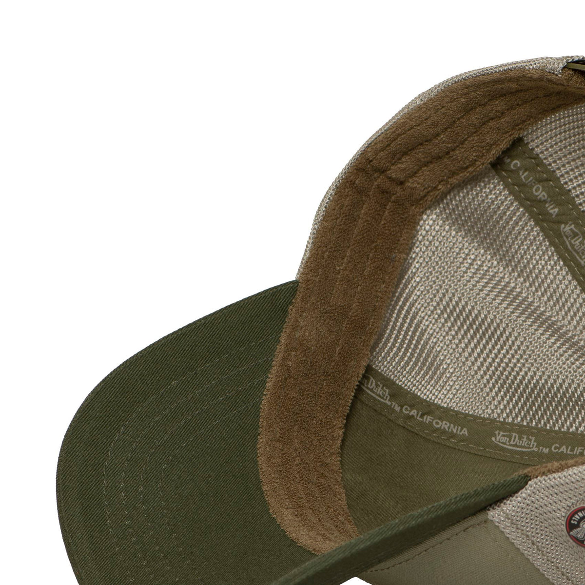 VON DUTCH Trucker Cap – Olive & Khaki