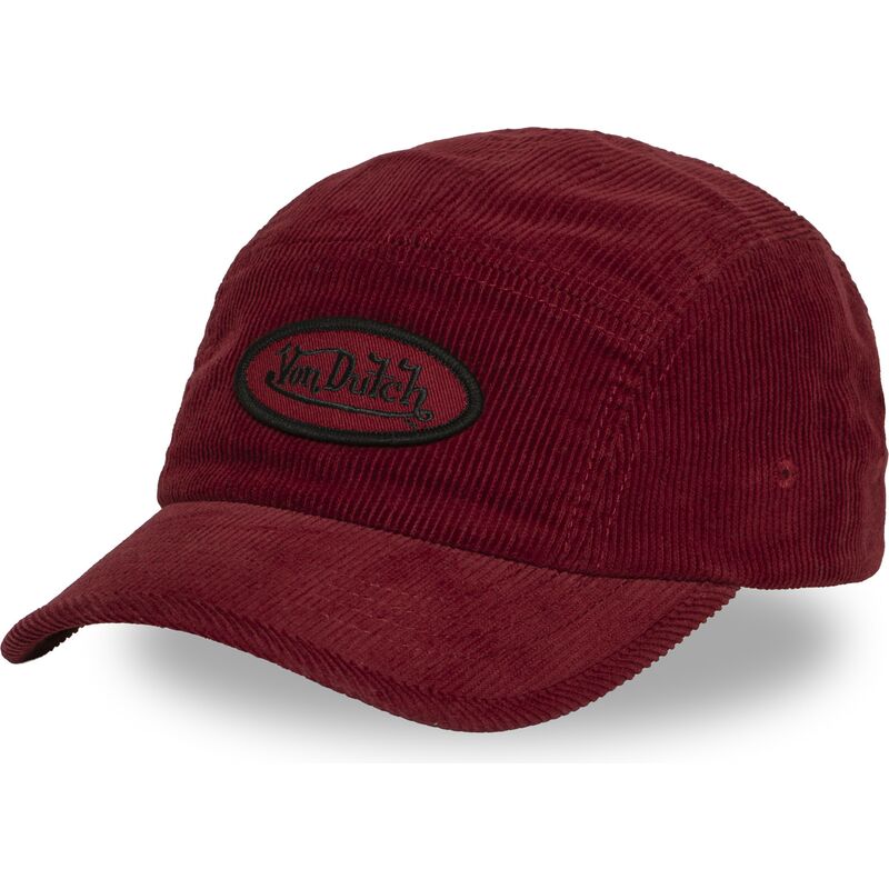 VON DUTCH Trucker Cap – Red Corduroy