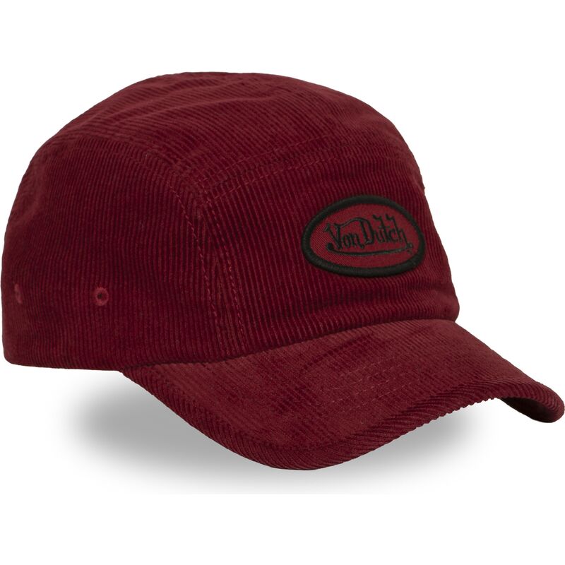 VON DUTCH Trucker Cap – Red Corduroy