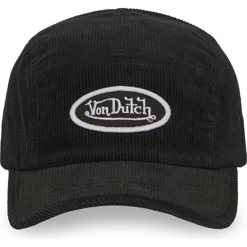 VON DUTCH Cap – Black Corduroy