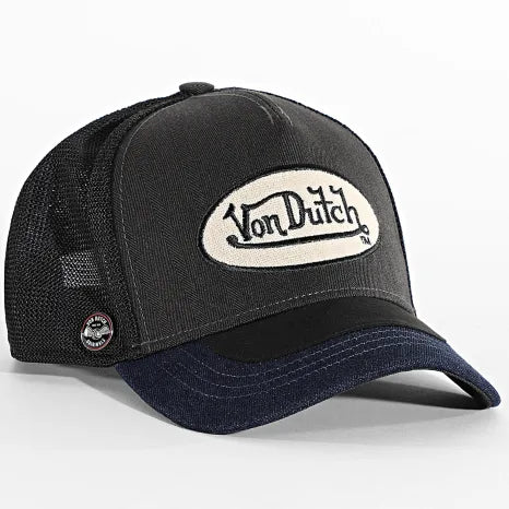 VON DUTCH Trucker Cap – Black & Navy