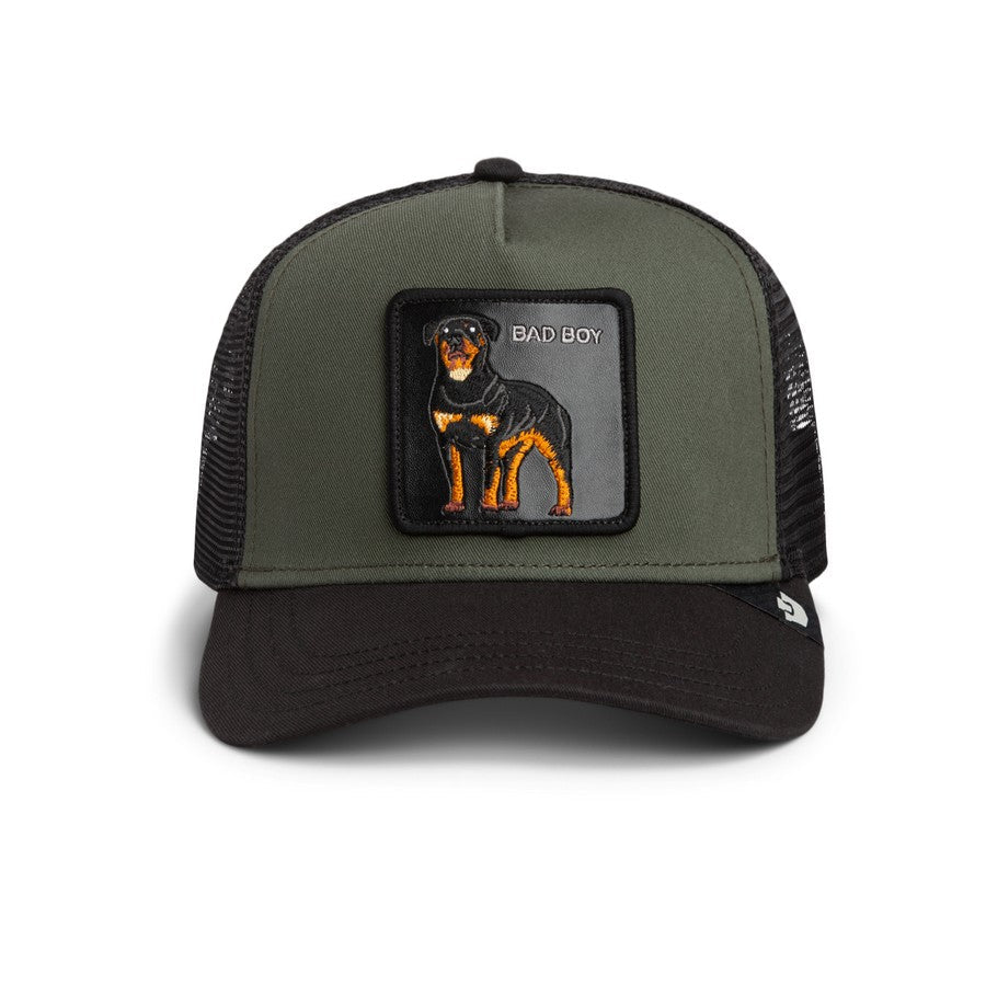 Goorin Bros Bad Boy Trucker Cap – Olive & Dark Brown - ARARAT