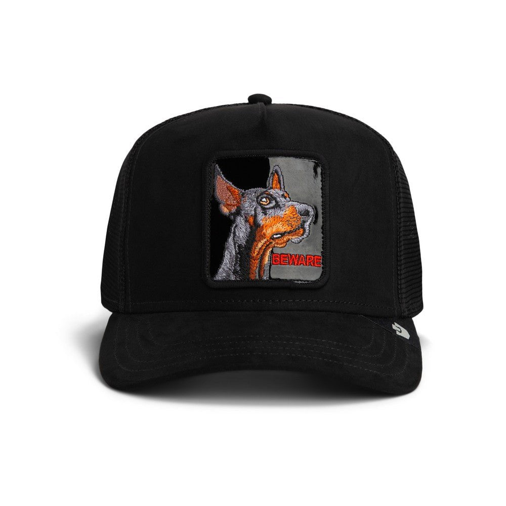 Goorin Bros Beware Trucker Cap – Black Faux Suede - ARARAT