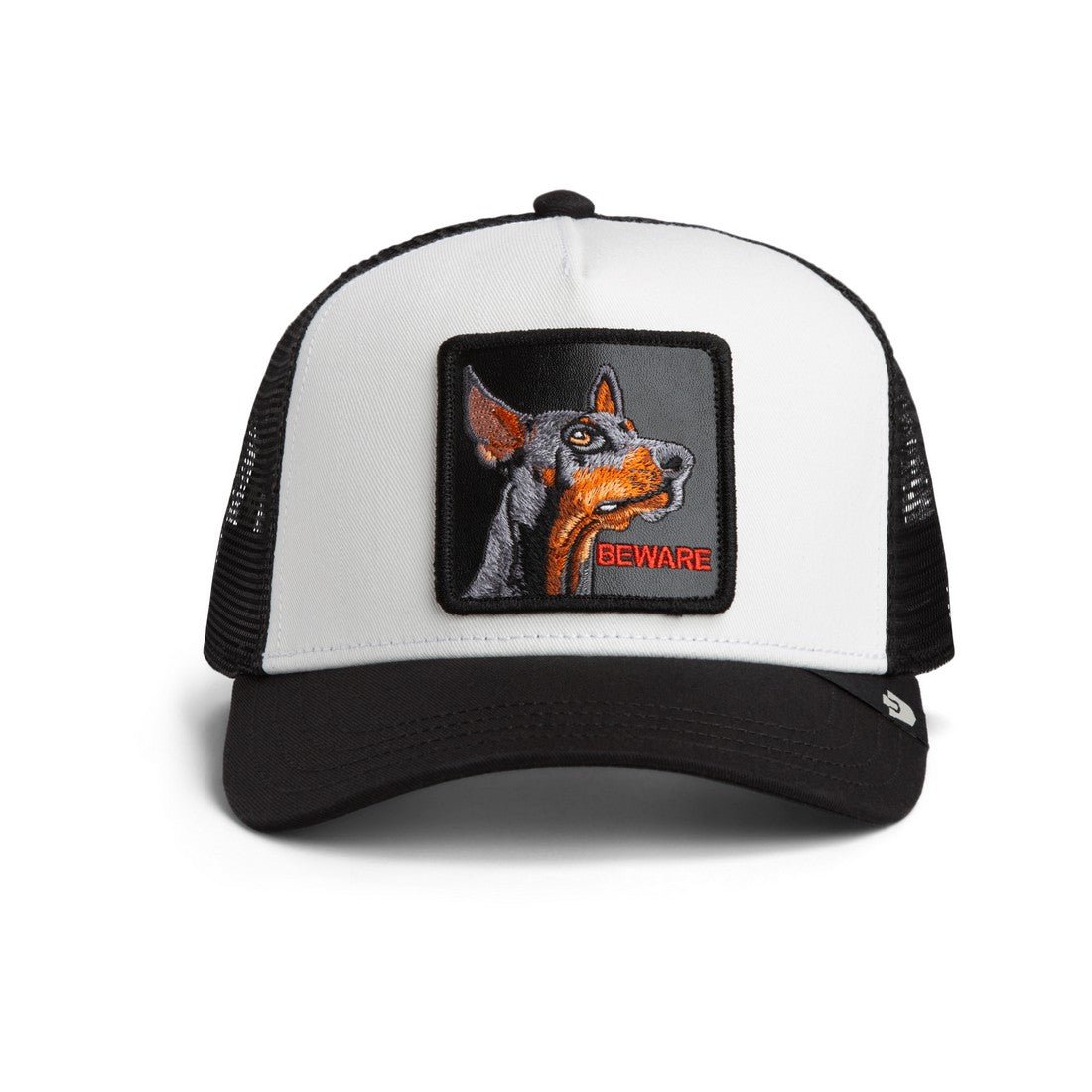 Goorin Bros Beware Trucker Cap – White & Black - ARARAT