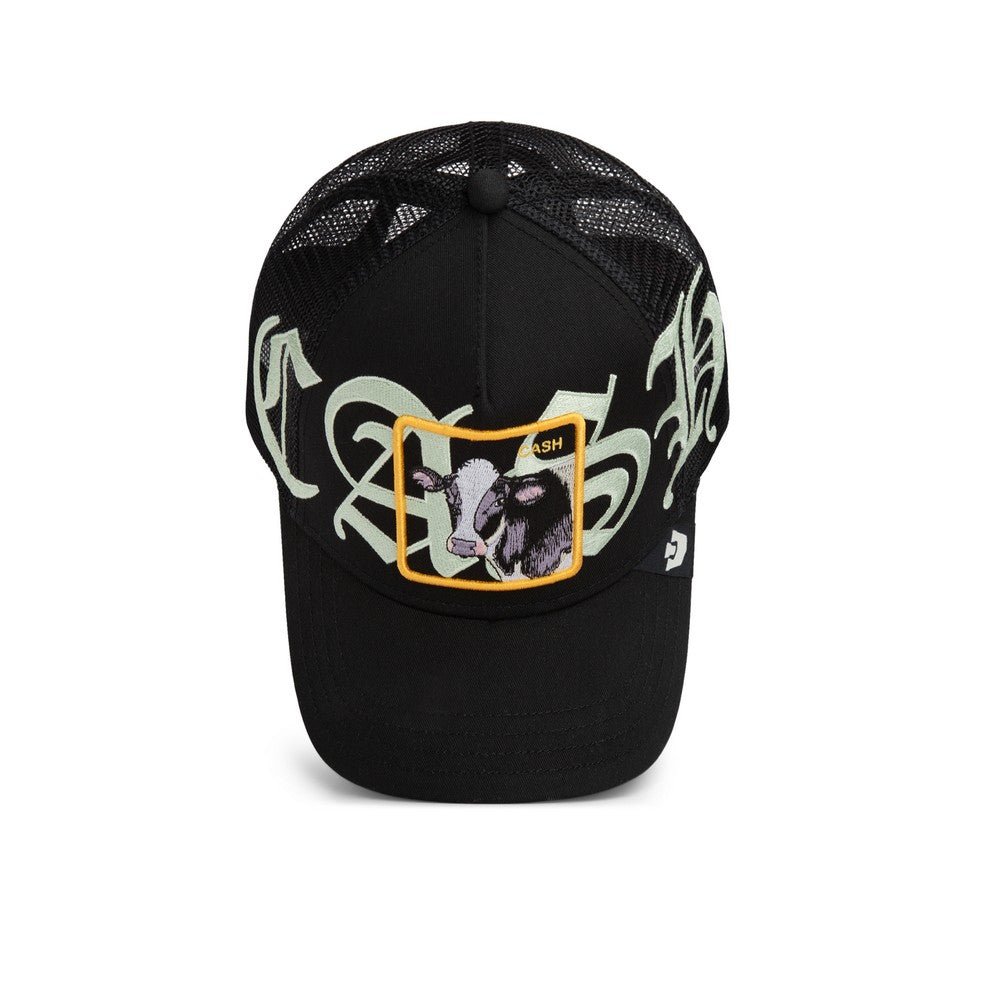 Goorin Bros Cow OLD ENGLISH Trucker Cap – White & Light Green - ARARAT