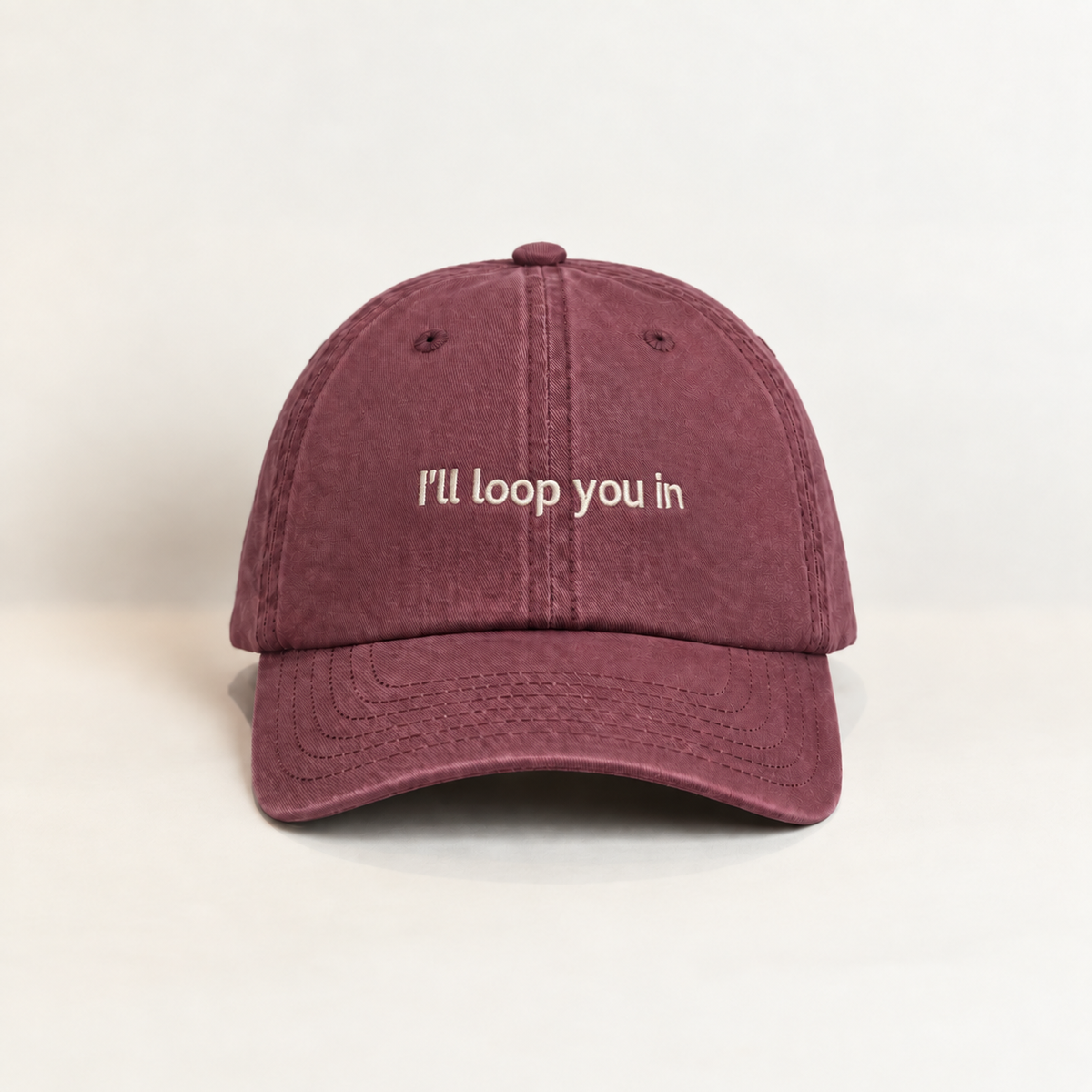 I'll loop you in