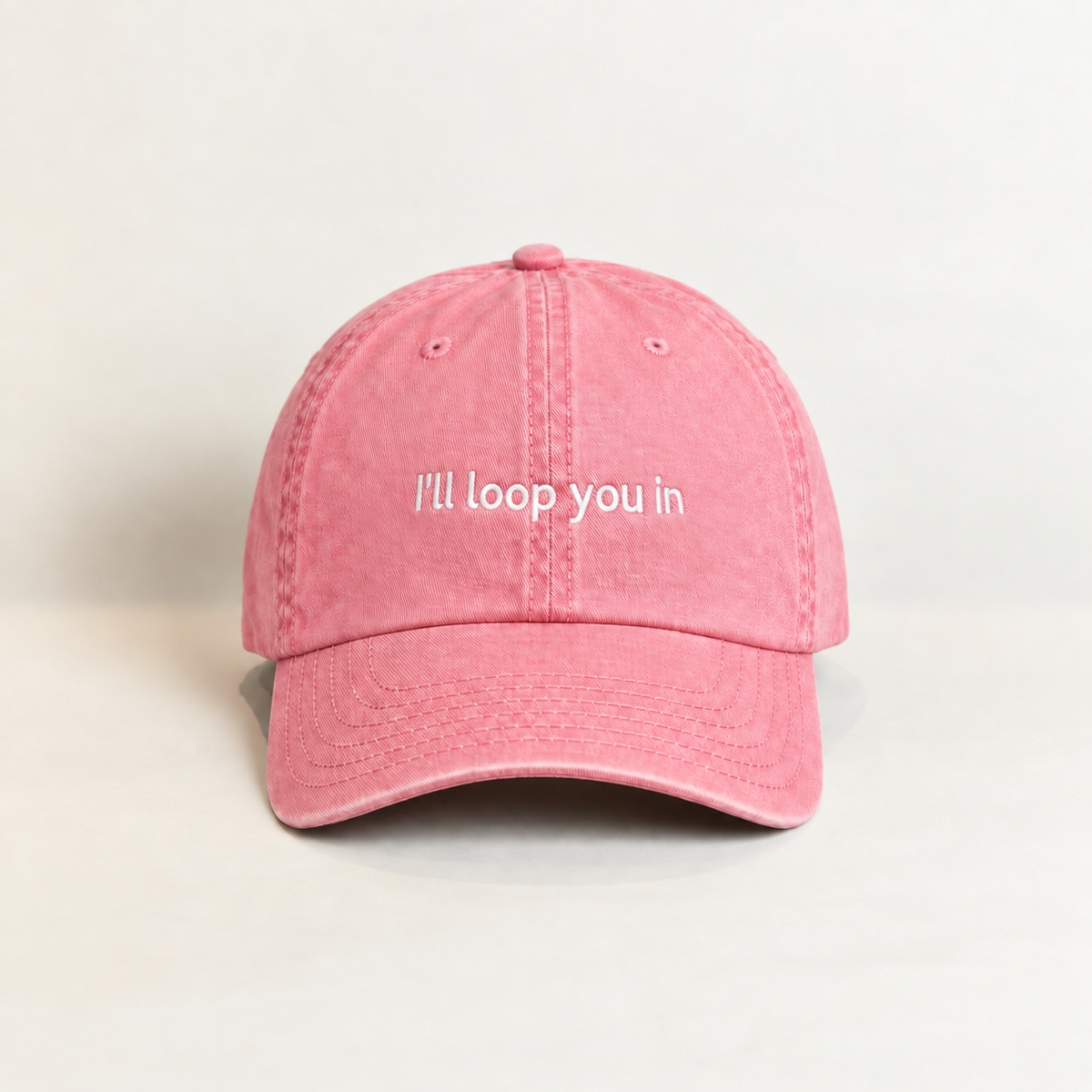 I'll loop you in