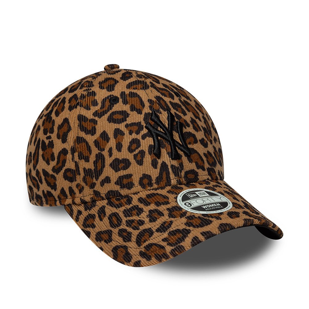 New Era 9FORTY NY Yankees Cap - Women's Cord Leopard - ARARAT