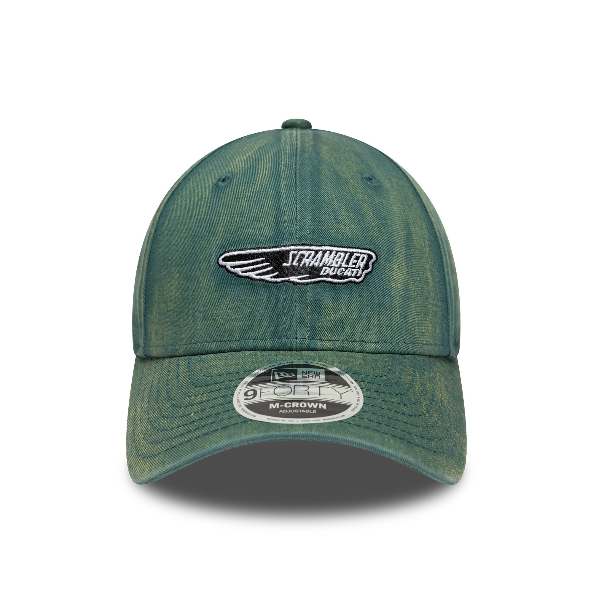 New Era 9Forty Scrambler Ducati - Green Distressed - ARARAT